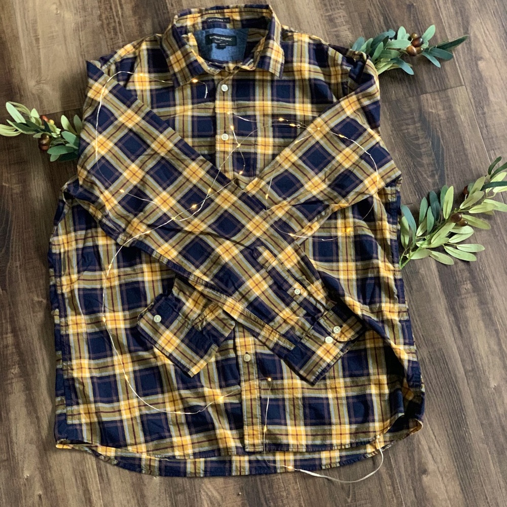 Button Down Plaid Shirt | Banana Republic